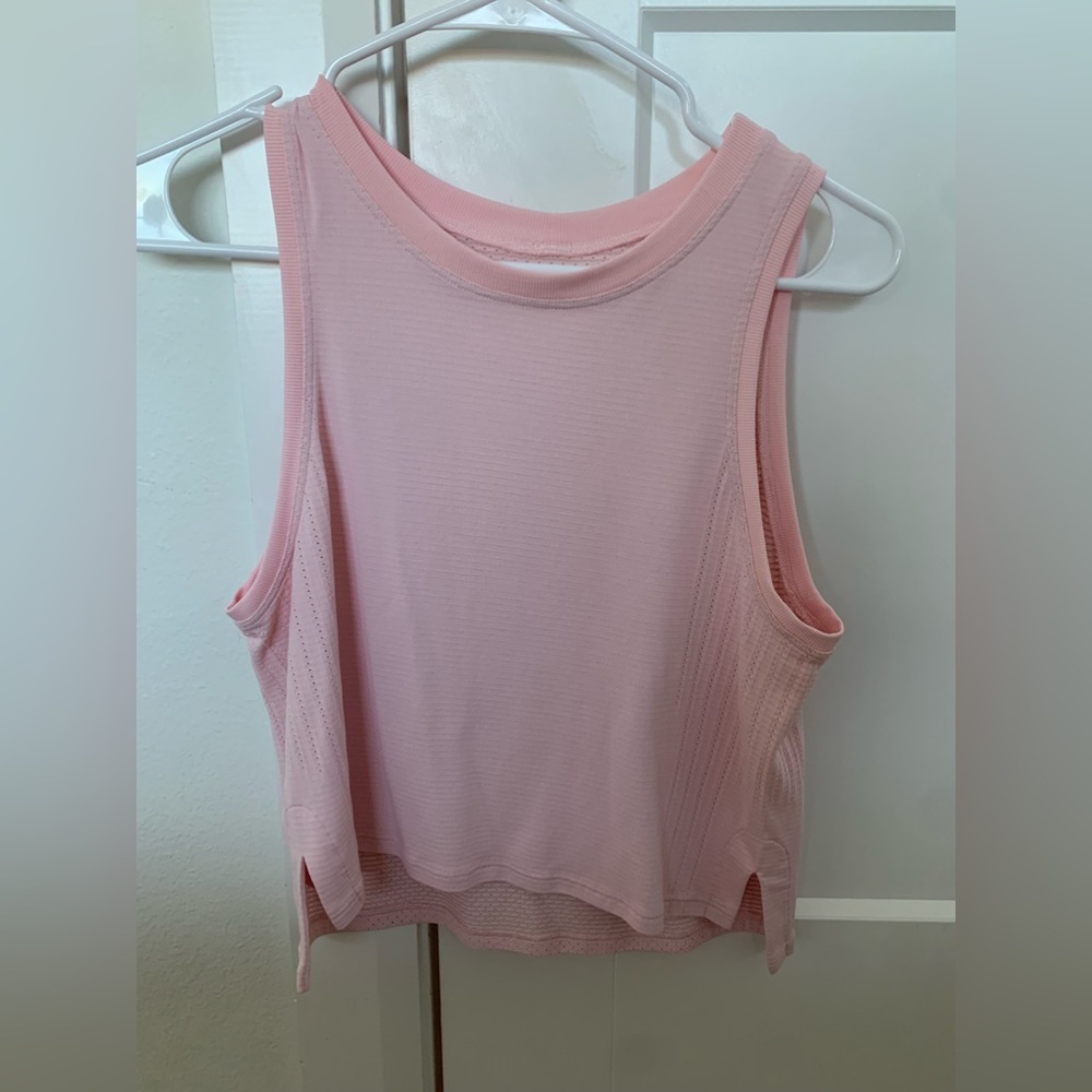 Pink Cropped Lululemon Tank Top Size 2/4